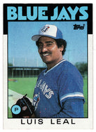 Luis Leal - Toronto Blue Jays (MLB Baseball Card) 1986 Topps # 459 Mint