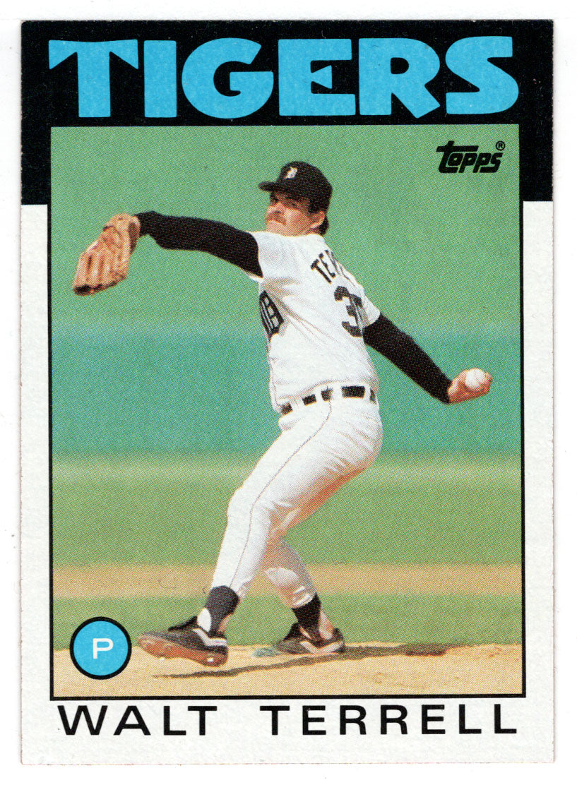Walt Terrell - Detroit Tigers (MLB Baseball Card) 1986 Topps # 461 Mint