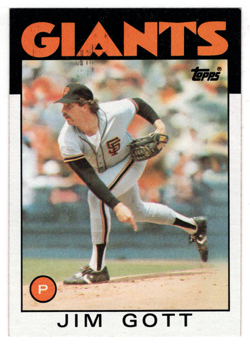 Jim Gott - San Francisco Giants (MLB Baseball Card) 1986 Topps # 463 Mint