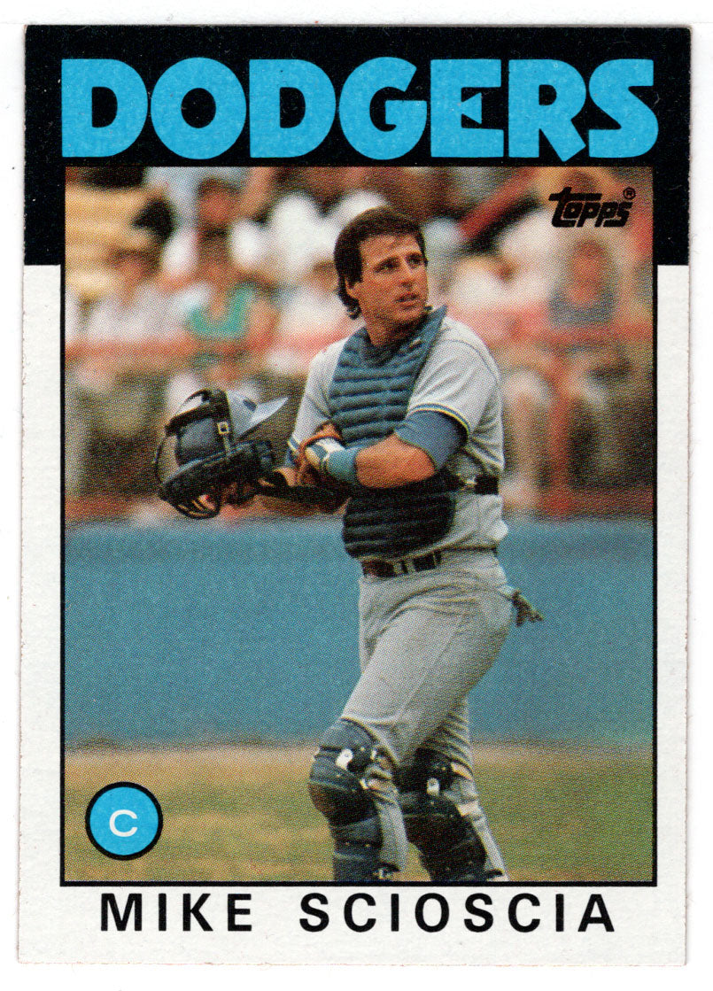 Mike Scioscia - Los Angeles Dodgers (MLB Baseball Card) 1986 Topps # 468 Mint