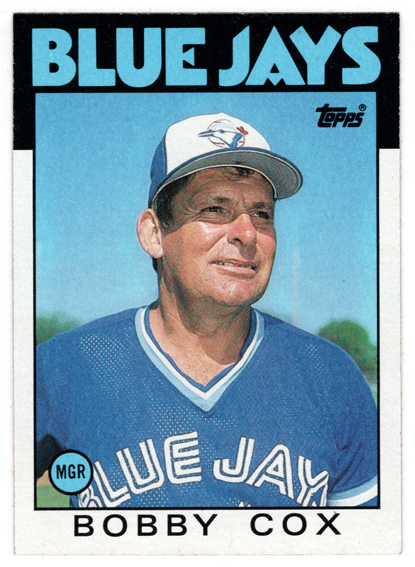 Bobby Cox - Toronto Blue Jays - Manager (MLB Baseball Card) 1986 Topps # 471 Mint