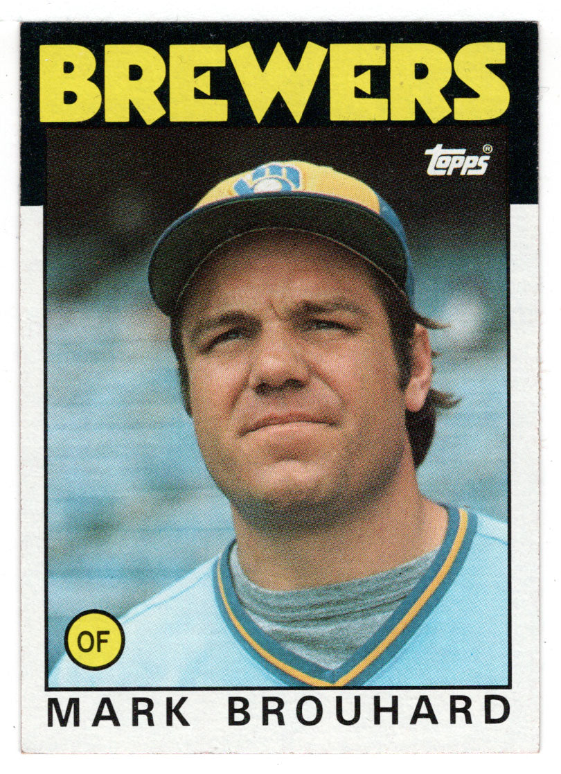 Mark Brouhard - Milwaukee Brewers (MLB Baseball Card) 1986 Topps # 473 Mint