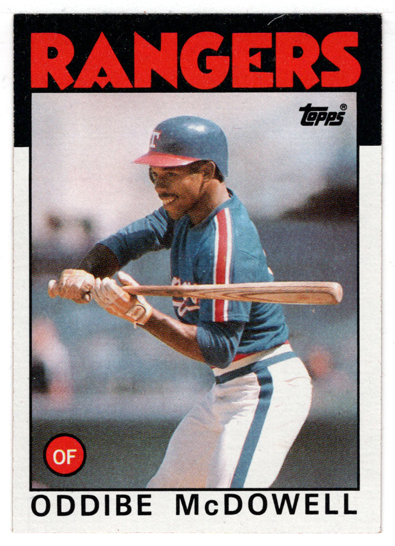 Oddibe McDowell - Texas Rangers (MLB Baseball Card) 1986 Topps # 480 Mint
