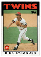 Rick Lysander - Minnesota Twins (MLB Baseball Card) 1986 Topps # 482 Mint