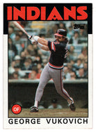 George Vukovich - Cleveland Indians (MLB Baseball Card) 1986 Topps # 483 Mint