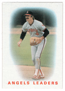 Bobby Grich - California Angels - Team Leaders (MLB Baseball Card) 1986 Topps # 486 Mint