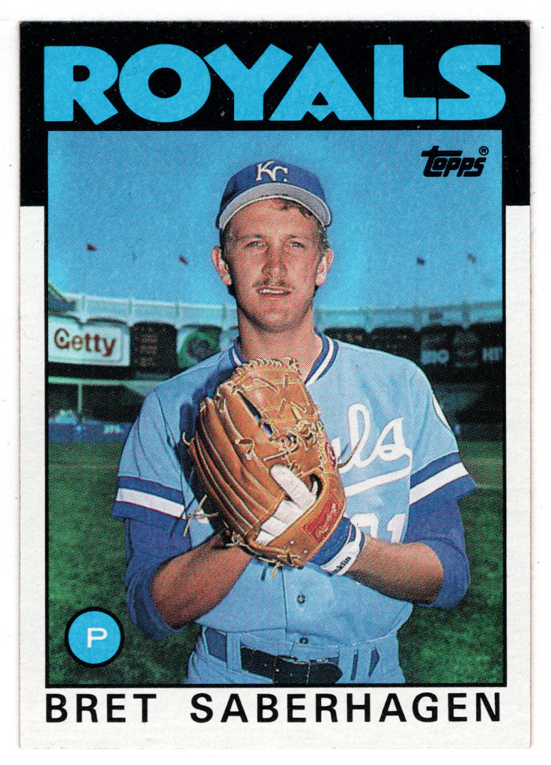 Bret Saberhagen - Kansas City Royals (MLB Baseball Card) 1986 Topps # 487 Mint