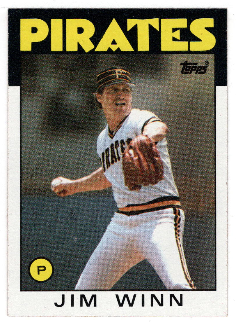 Jim Winn - Pittsburgh Pirates (MLB Baseball Card) 1986 Topps # 489 Mint