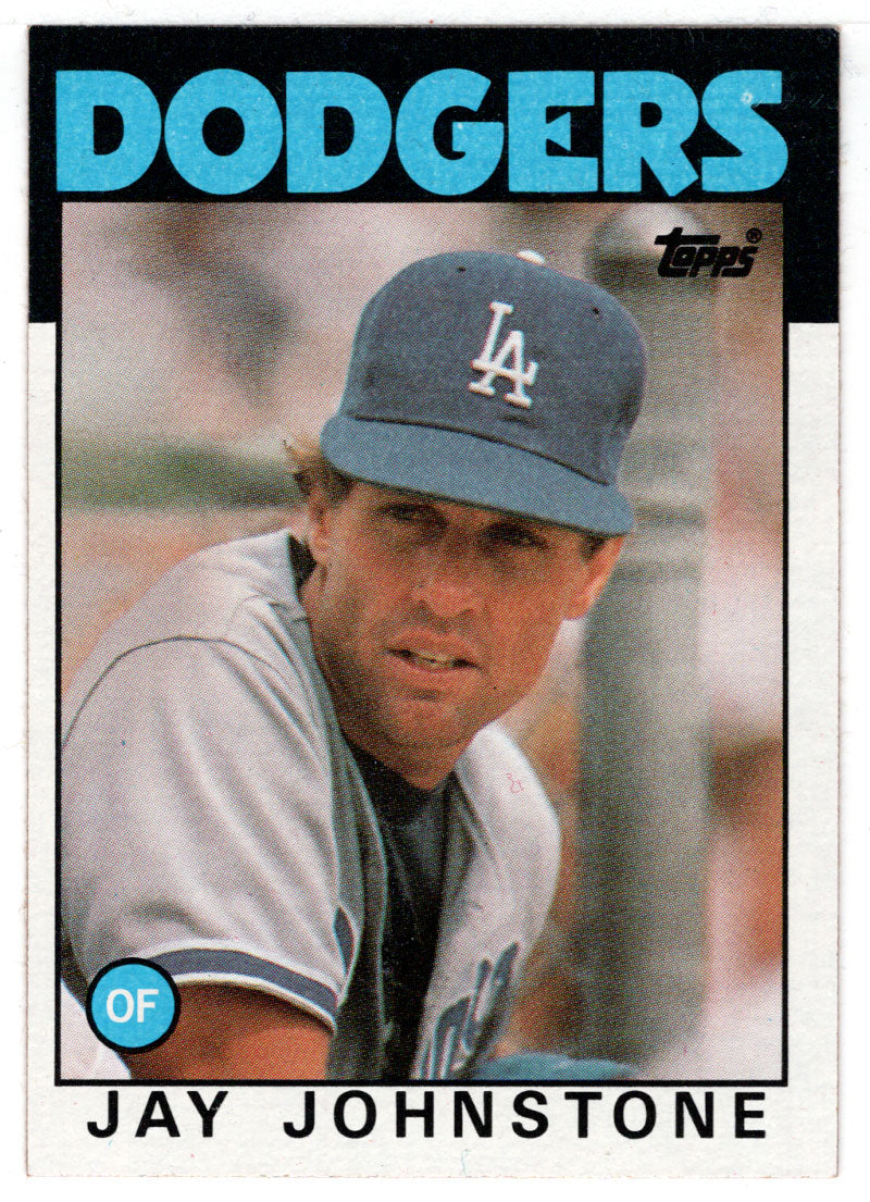 Jay Johnstone - Los Angeles Dodgers (MLB Baseball Card) 1986 Topps # 496 Mint