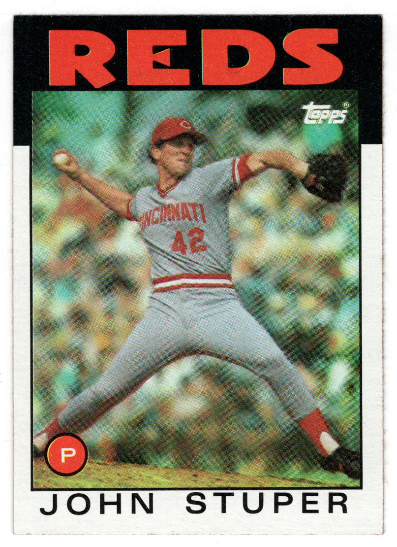 John Stuper - Cincinnati Reds (MLB Baseball Card) 1986 Topps # 497 Mint