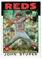 John Stuper - Cincinnati Reds (MLB Baseball Card) 1986 Topps # 497 Mint
