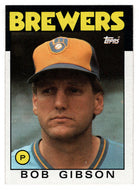 Bob L. Gibson - Milwaukee Brewers (MLB Baseball Card) 1986 Topps # 499 Mint