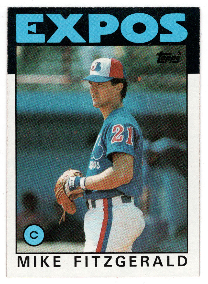 Mike Fitzgerald - Montreal Expos (MLB Baseball Card) 1986 Topps # 503 Mint