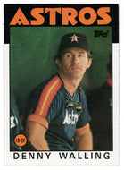 Denny Walling - Houston Astros (MLB Baseball Card) 1986 Topps # 504 Mint