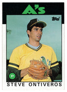 Steve Ontiveros RC - Oakland Athletics (MLB Baseball Card) 1986 Topps # 507 Mint