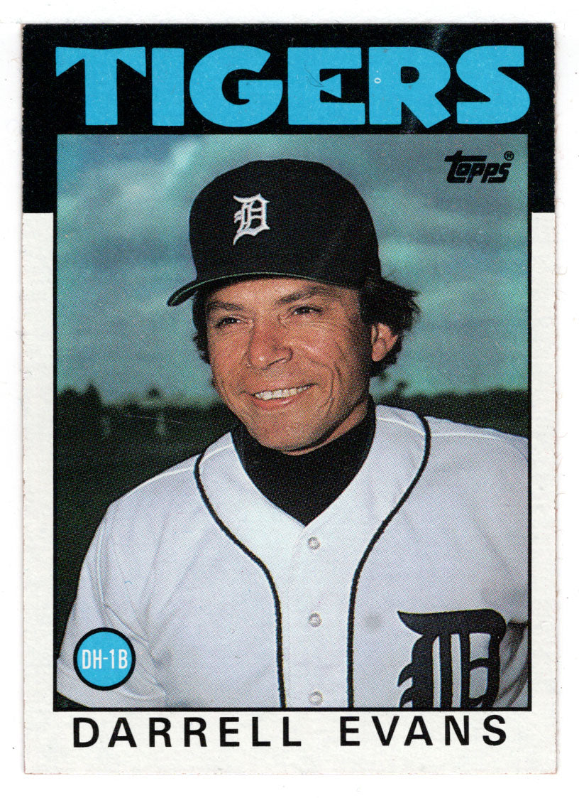 Darrell Evans - Detroit Tigers (MLB Baseball Card) 1986 Topps # 515 Mint