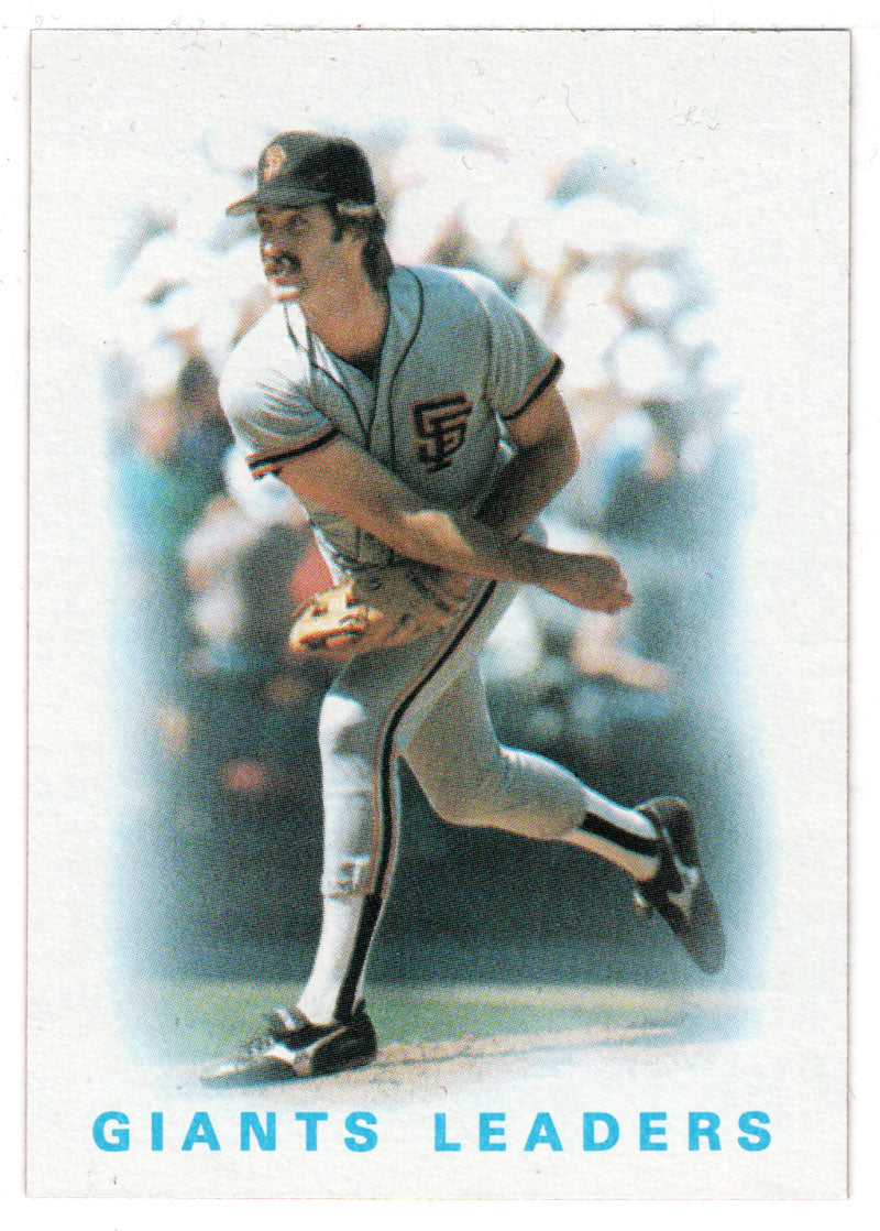 Greg Minton - San Francisco Giants - Team Leaders (MLB Baseball Card) 1986 Topps # 516 Mint