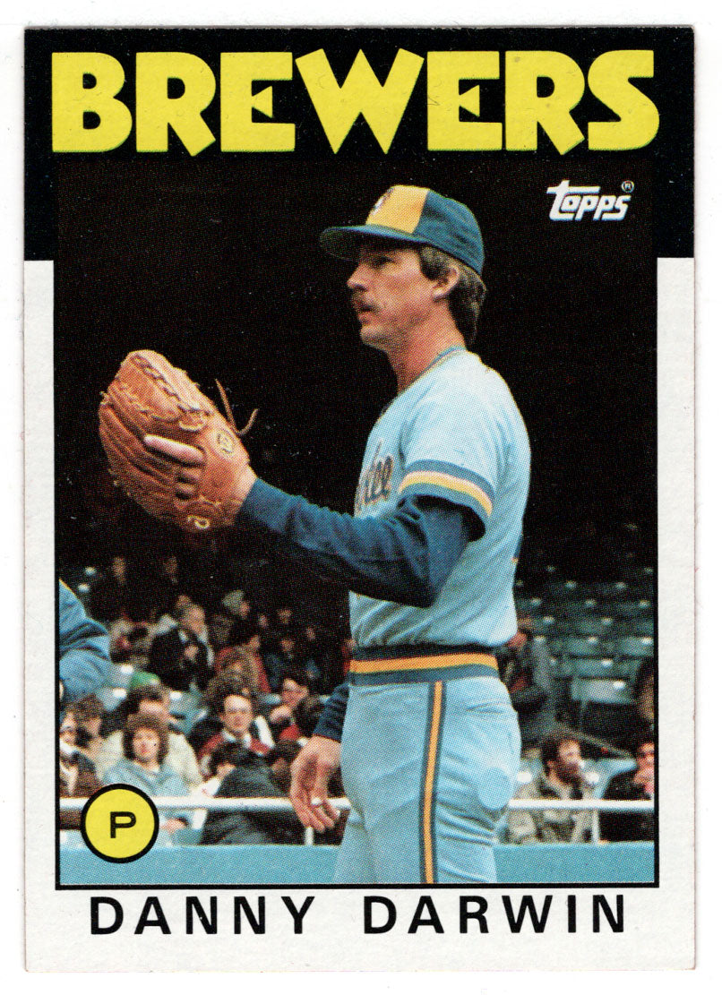 Danny Darwin - Milwaukee Brewers (MLB Baseball Card) 1986 Topps # 519 Mint