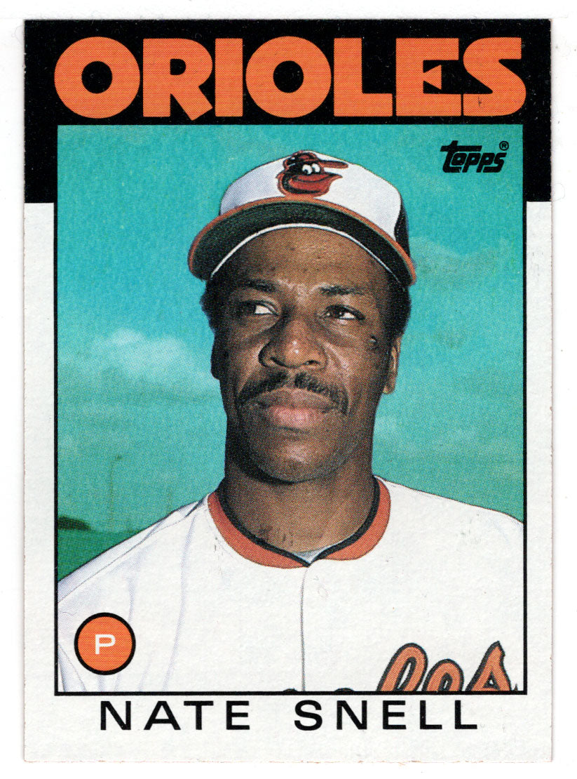 Nate Snell RC - Baltimore Orioles (MLB Baseball Card) 1986 Topps # 521 Mint