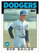 Bob Bailor - Los Angeles Dodgers (MLB Baseball Card) 1986 Topps # 522 Mint