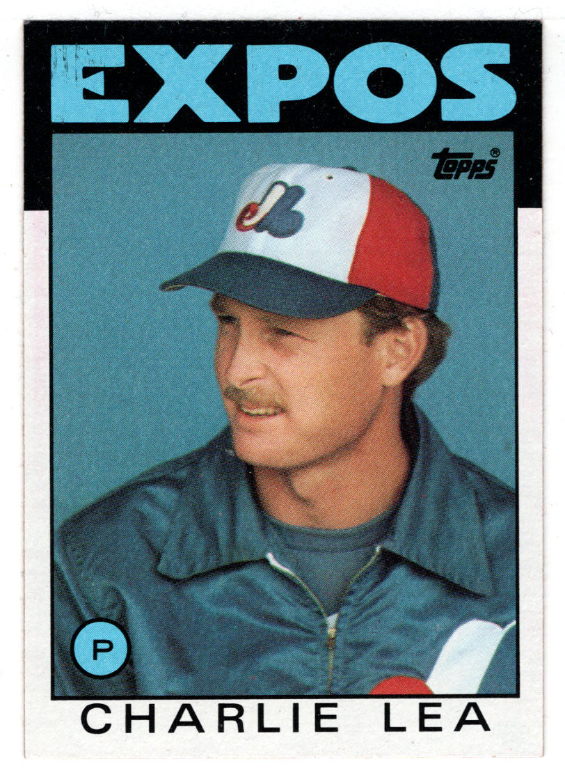 Charlie Lea - Montreal Expos (MLB Baseball Card) 1986 Topps # 526 Mint
