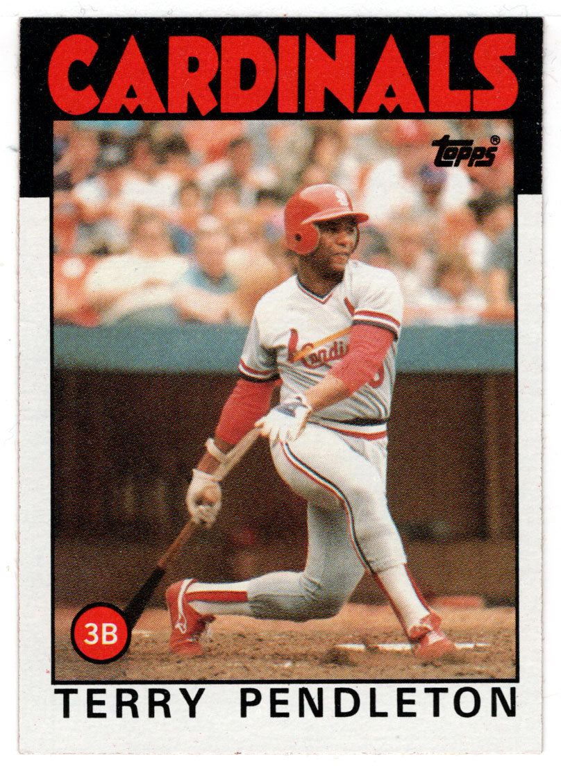 Terry Pendleton - St. Louis Cardinals - (MLB Baseball Card) 1986 Topps # 528 Mint
