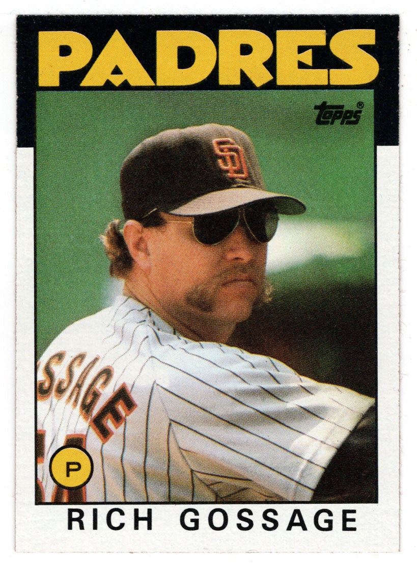 Rich Gossage - San Diego Padres (MLB Baseball Card) 1986 Topps # 530 Mint