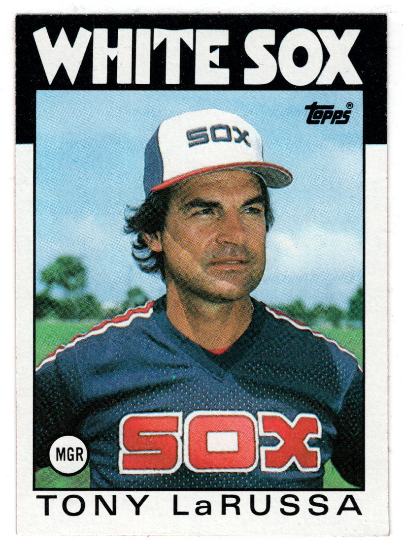 Tony LaRussa - Chicago White Sox - Manager (MLB Baseball Card) 1986 Topps # 531 Mint