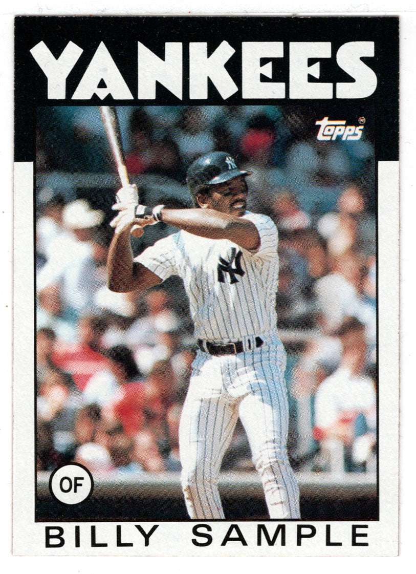 Billy Sample - New York Yankees (MLB Baseball Card) 1986 Topps # 533 Mint