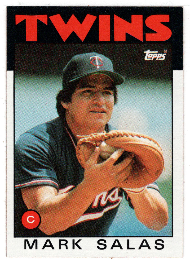 Mark Salas - Minnesota Twins (MLB Baseball Card) 1986 Topps # 537 Mint