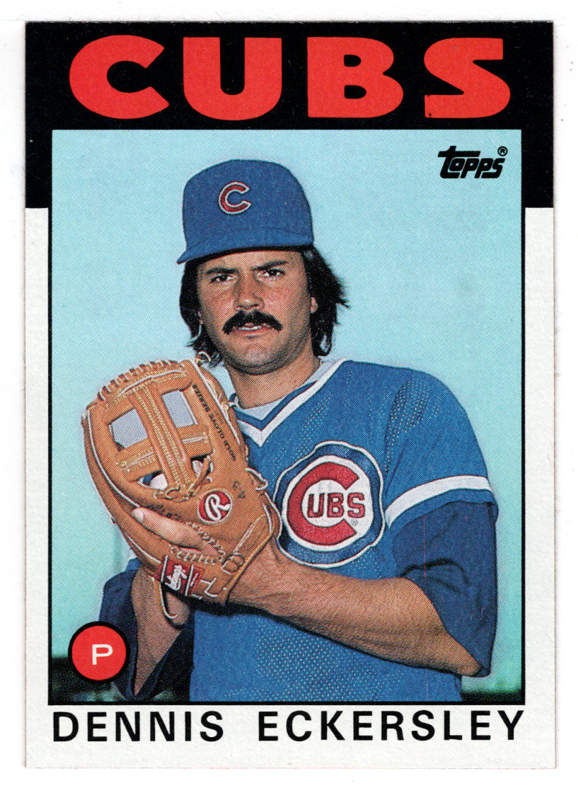 Dennis Eckersley - Chicago Cubs (MLB Baseball Card) 1986 Topps # 538 Mint