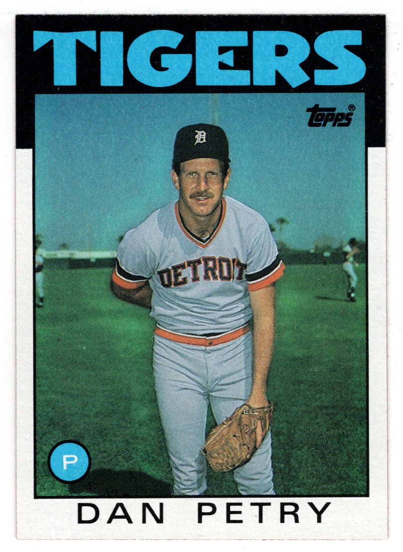 Dan Petry - Detroit Tigers (MLB Baseball Card) 1986 Topps # 540 Mint