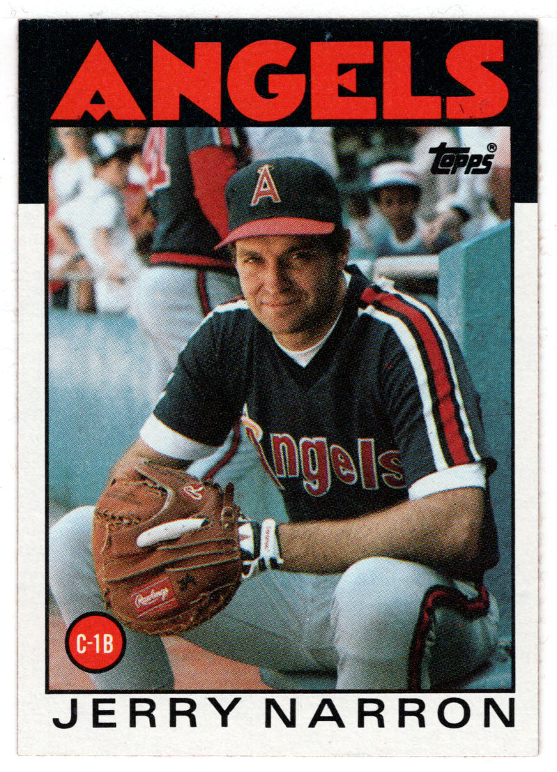 Jerry Narron - California Angels (MLB Baseball Card) 1986 Topps # 543 Mint
