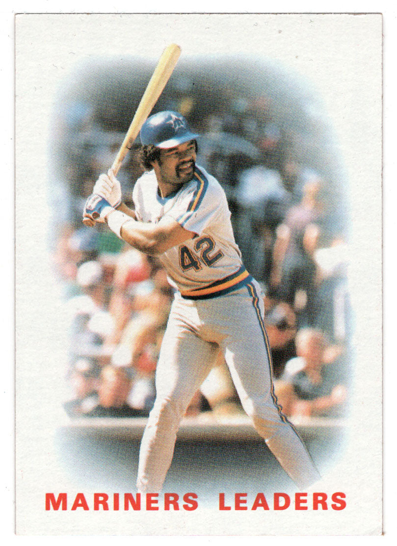 Dave Henderson - Seattle Mariners - Team Leaders (MLB Baseball Card) 1986 Topps # 546 Mint