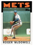 Roger McDowell RC - New York Mets (MLB Baseball Card) 1986 Topps # 547 Mint