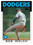 Bob Welch - Los Angeles Dodgers (MLB Baseball Card) 1986 Topps # 549 Mint