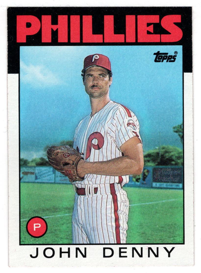 John Denny - Philadelphia Phillies (MLB Baseball Card) 1986 Topps # 556 Mint