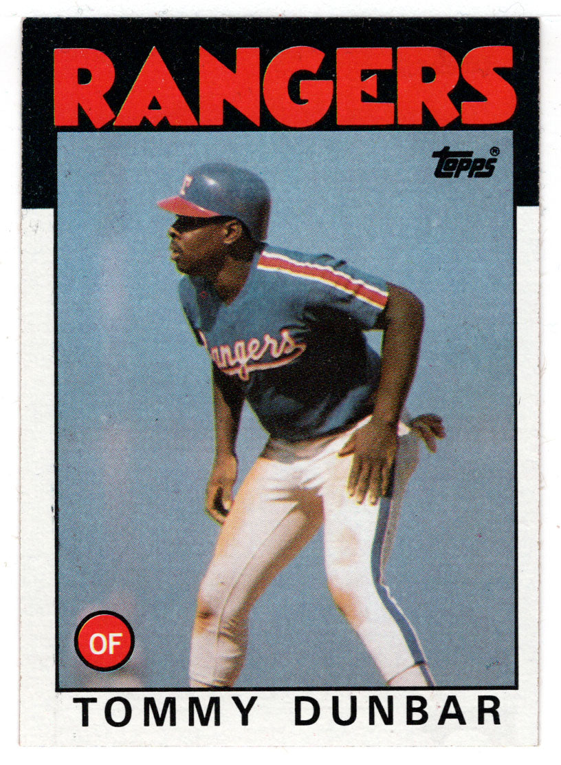 Tommy Dunbar - Texas Rangers (MLB Baseball Card) 1986 Topps # 559 Mint