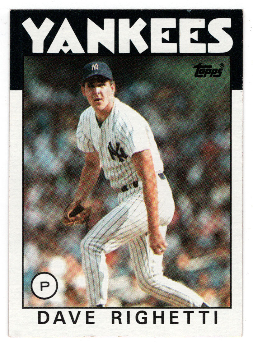 Dave Righetti - New York Yankees (MLB Baseball Card) 1986 Topps # 560 Mint