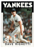 Dave Righetti - New York Yankees (MLB Baseball Card) 1986 Topps # 560 Mint