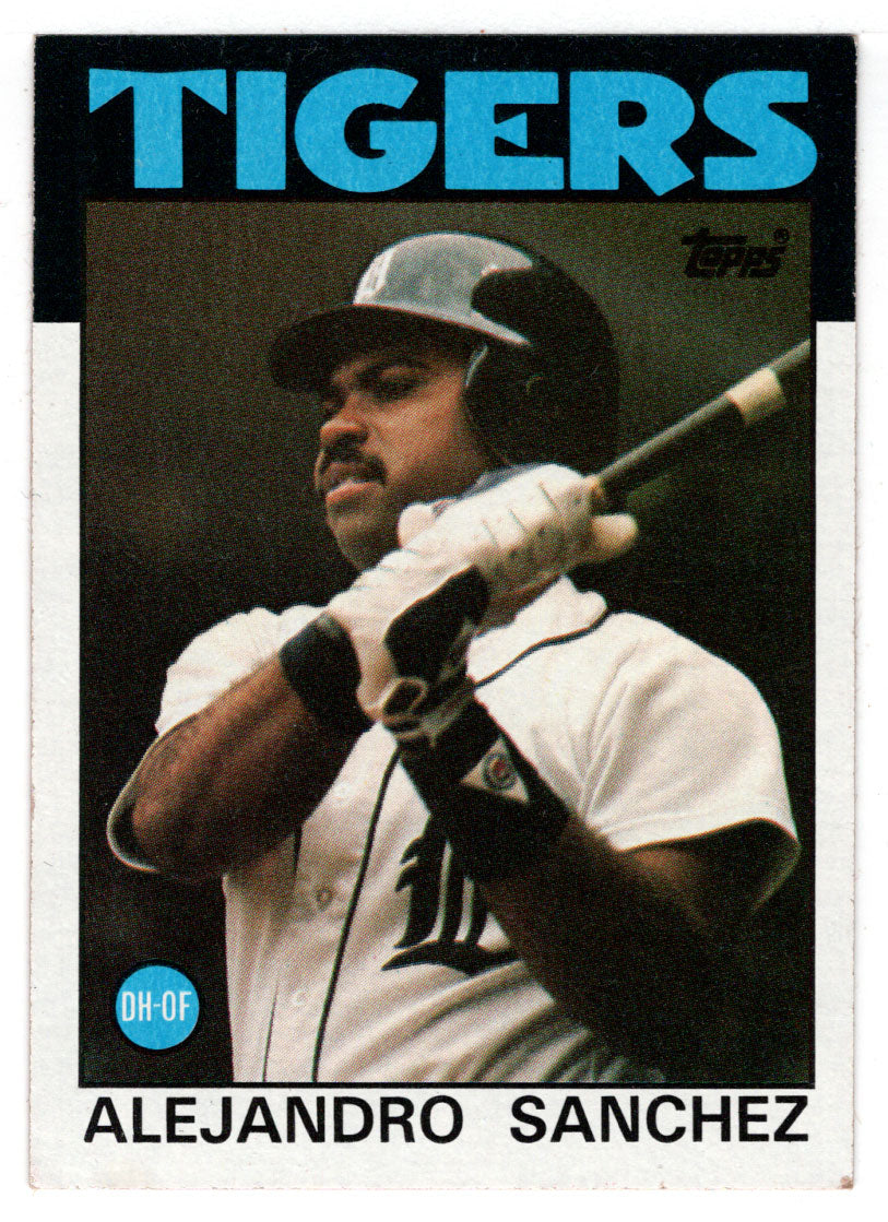 Alejandro Sanchez - Detroit Tigers (MLB Baseball Card) 1986 Topps # 563 Mint