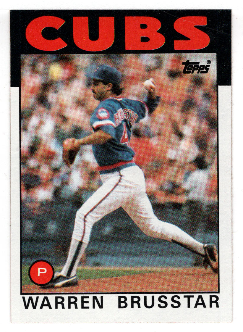 Warren Brusstar - Chicago Cubs (MLB Baseball Card) 1986 Topps # 564 Mint