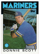 Donnie Scott - Seattle Mariners (MLB Baseball Card) 1986 Topps # 568 Mint