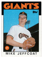 Mike Jeffcoat - San Francisco Giants (MLB Baseball Card) 1986 Topps # 571 Mint