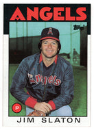 Jim Slaton - California Angels (MLB Baseball Card) 1986 Topps # 579 Mint