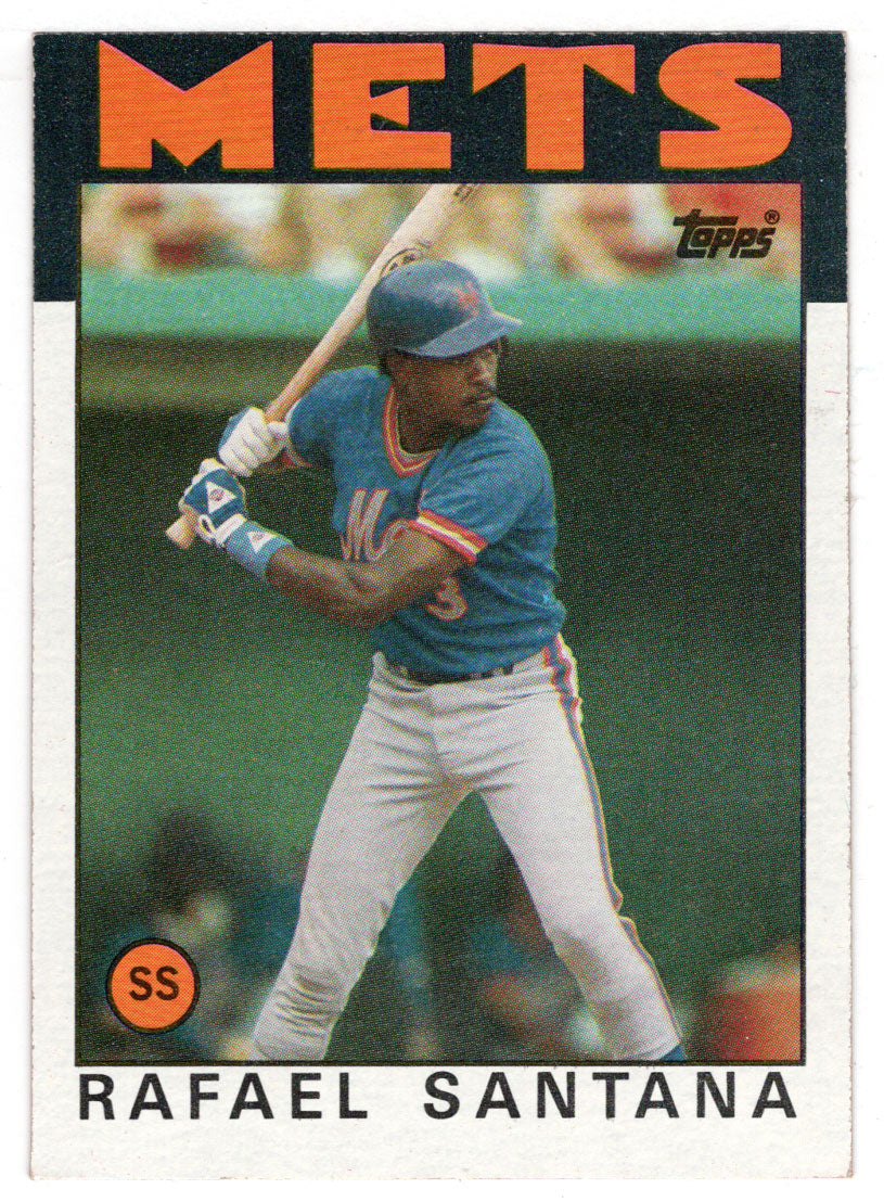 Rafael Santana - New York Mets (MLB Baseball Card) 1986 Topps # 587 Mint