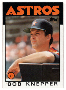 Bob Knepper - Houston Astros (MLB Baseball Card) 1986 Topps # 590 Mint