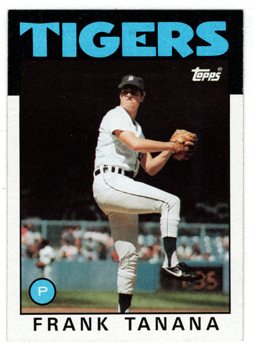 Frank Tanana - Detroit Tigers (MLB Baseball Card) 1986 Topps # 592 Mint