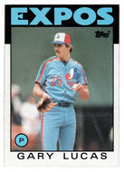 Gary Lucas - Montreal Expos (MLB Baseball Card) 1986 Topps # 601 Mint