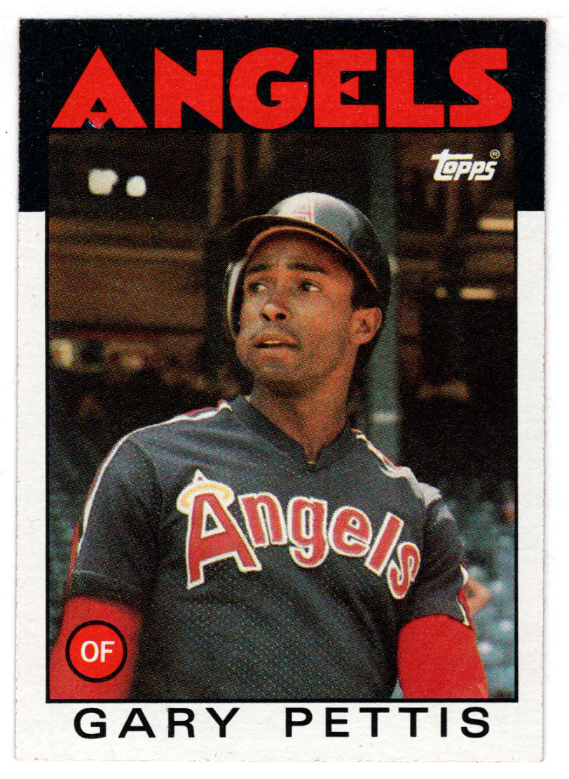 Gary Pettis - California Angels (MLB Baseball Card) 1986 Topps # 604 Mint